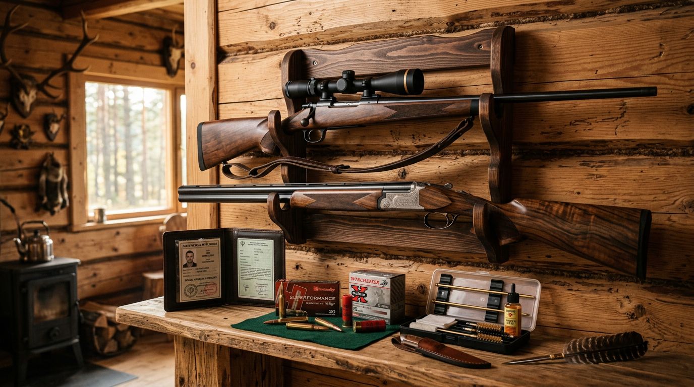 Broń myśliwska dla początkujących – wybór sztucera, strzelby, kalibrów i rejestracja