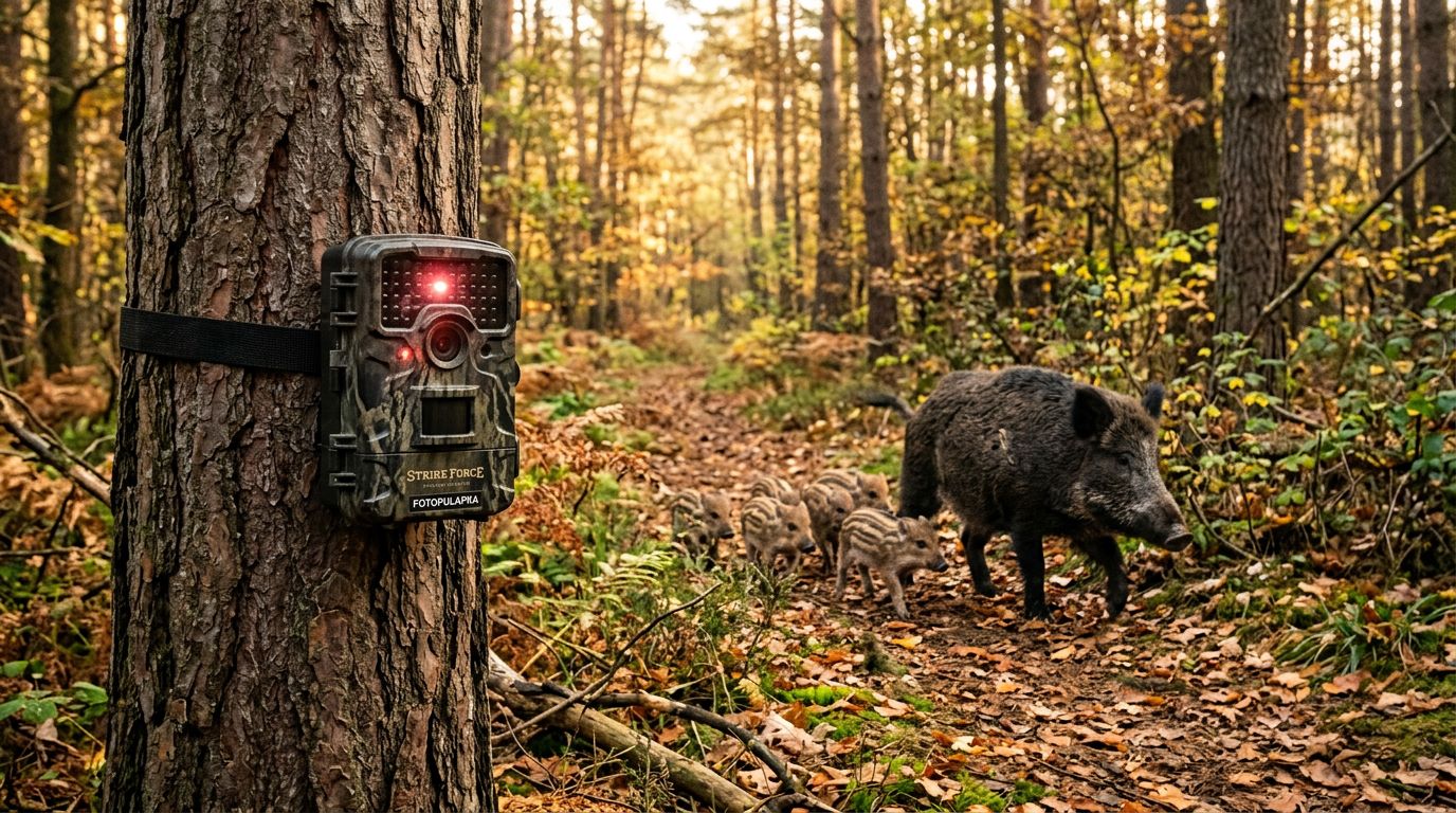 Fotopułapki i monitoring obwodu łowieckiego – najlepsze kamery leśne 2026